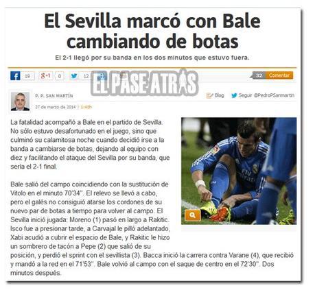 Recopilación de críticas sobre Bale