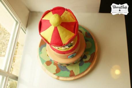 Bunny Militar Cake / Tarta Militar de Conejito