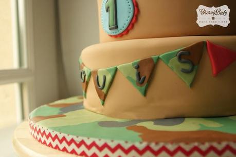 Bunny Militar Cake / Tarta Militar de Conejito