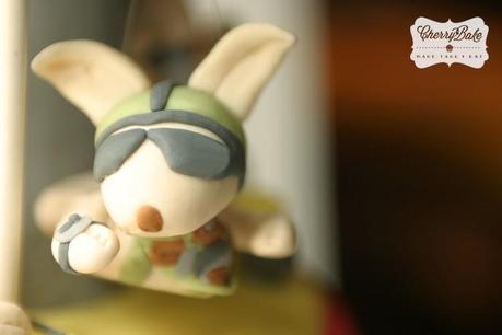 Bunny Militar Cake / Tarta Militar de Conejito