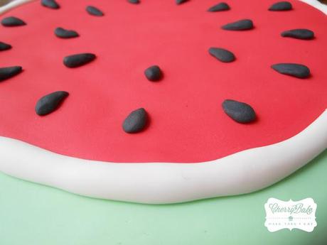 Watermelon Cake. / Tarta Sandía.