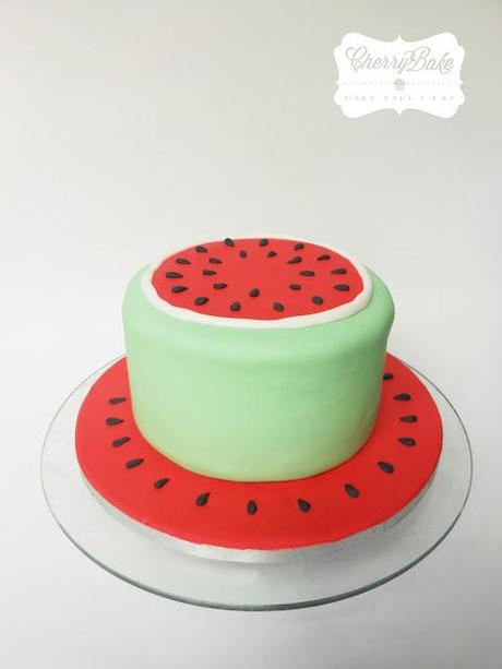 Watermelon Cake. / Tarta Sandía.