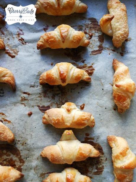 Croissant, Mini-croissant, Chocolate croissant step by step /paso a paso!