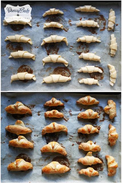 Croissant, Mini-croissant, Chocolate croissant step by step /paso a paso!