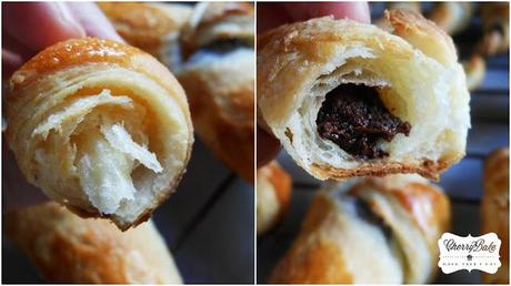 Croissant, Mini-croissant, Chocolate croissant step by step /paso a paso!