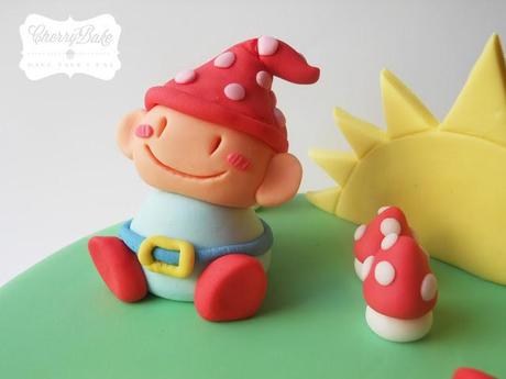 Gnome Cake. Tarta gnomos-enanitos