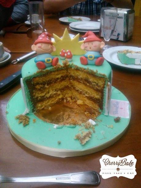 Gnome Cake. Tarta gnomos-enanitos