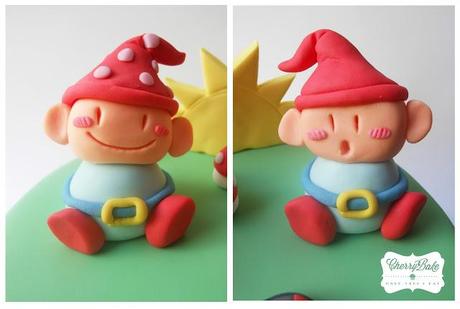 Gnome Cake. Tarta gnomos-enanitos