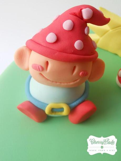 Gnome Cake. Tarta gnomos-enanitos