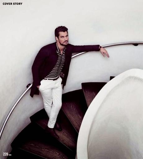 David Gandy portada de la Revista GQ Taiwán