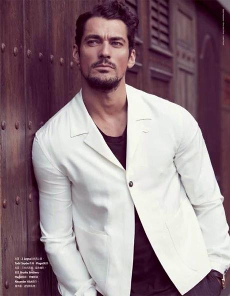 David Gandy portada de la Revista GQ Taiwán