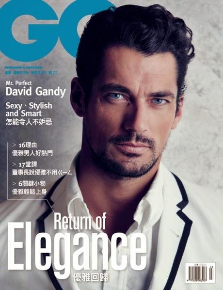 David Gandy portada de la Revista GQ Taiwán