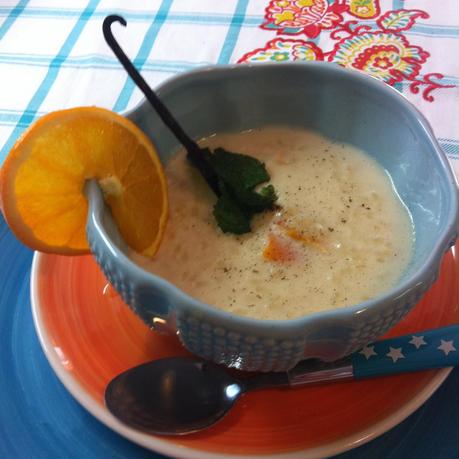 Arroz Con Leche A La Vainilla Y Naranja