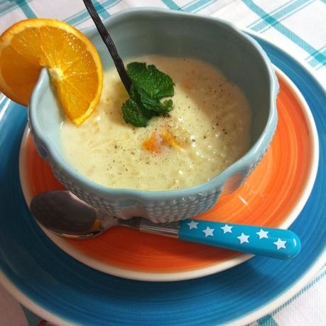 Arroz Con Leche A La Vainilla Y Naranja