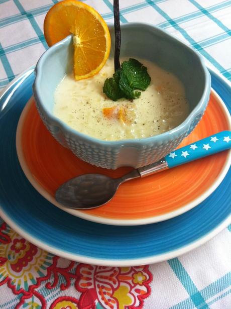 Arroz Con Leche A La Vainilla Y Naranja