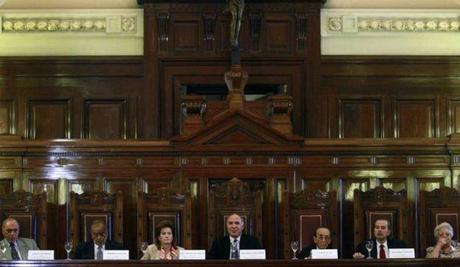 Los ministros de la Corte Suprema de Justicia emitieron el fallo por unanimidad. FOTO: DyN