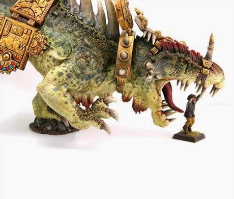 Dread Saurian de Warhammer Forge(FW) e imagen de las nuevas herramientas