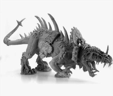 Dread Saurian de Warhammer Forge(FW) e imagen de las nuevas herramientas