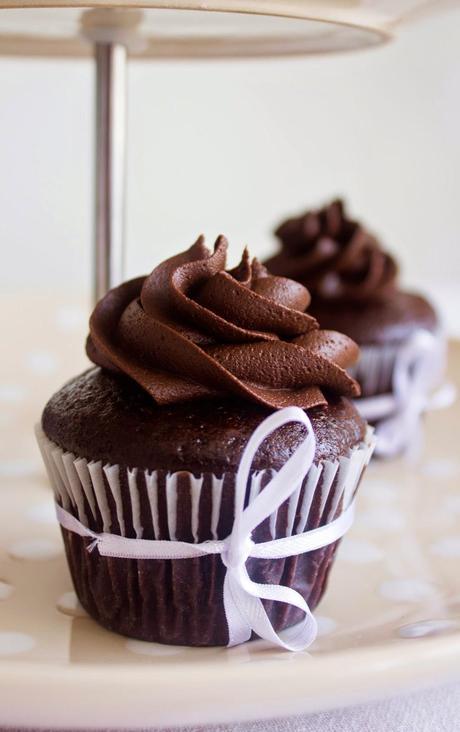 Cupcakes Mojaditos de Chocolate