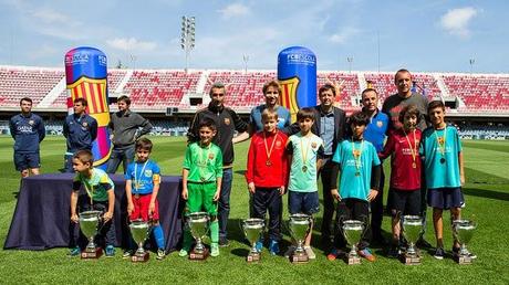 El Torneo FCBEscola reunió a 800 niños de todo el mundo