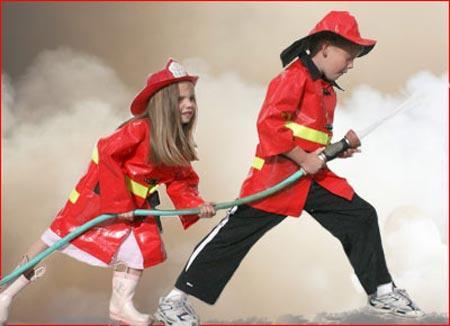 niños bomberos en inglés