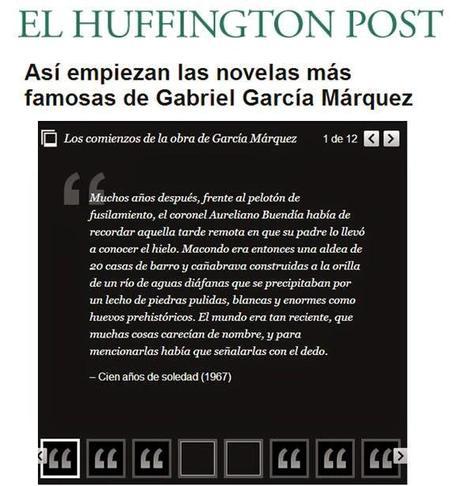 EL PERIODISMO INTERNACIONAL RECUERDA A GABRIEL GARCÍA MÁRQUEZ