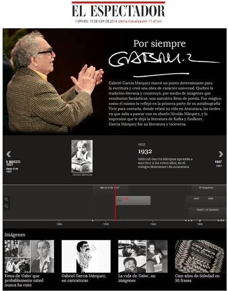 EL PERIODISMO INTERNACIONAL RECUERDA A GABRIEL GARCÍA MÁRQUEZ