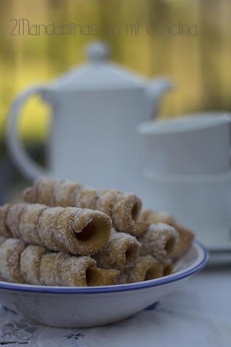 Tirabuzones tradicionales de El Hornillo, Ávila. Dulces para Semana Santa