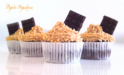 Cupcakes de chocolate y café