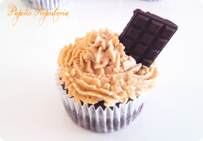 Cupcakes de chocolate y café