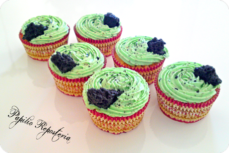 Cupcakes de té verde (especial Reyes Magos)