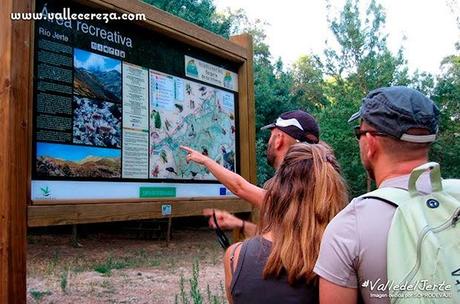 Paneles informativos en el Valle del Jerte