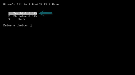 Hiren's Boot VI: Dos Programs, Recovery Tools