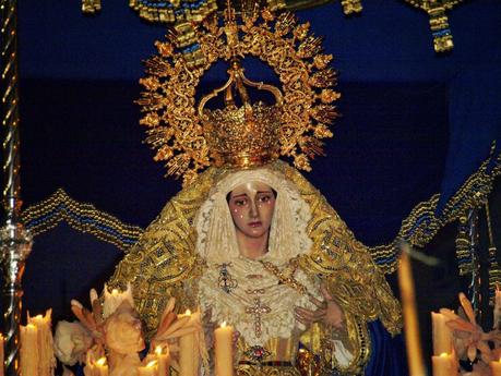 La Virgen del Carmen en sus misterios dolorosos.