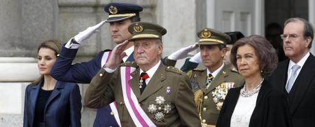 La Familia Real en la Pascua Militar. (Efe)