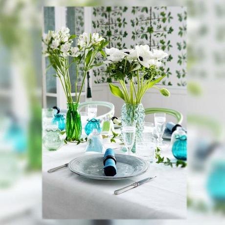 VERDE HIERBA PARA DECORAR UNA MESA / WE USE GREEN COLOUR TO DRESS TABLE