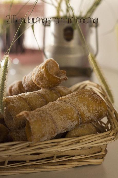 Tirabuzones tradicionales de Candeleda, Ávila. Receta de Semana Santa