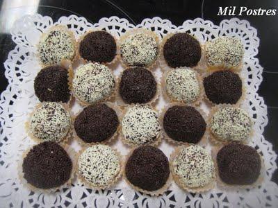 Trufas de mandarina