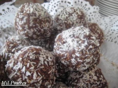 Trufas de mandarina
