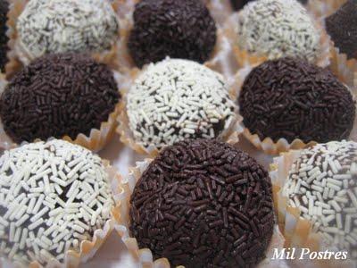 Trufas de mandarina