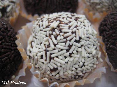 Trufas de mandarina