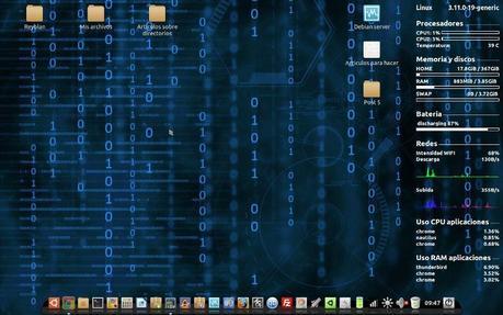 Como instalar y configurar Conky en Ubuntu mi-escritorio