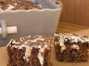 Black White Poke Cake