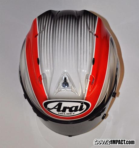 Aerografía casco Arai Rx7 personalizado