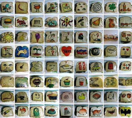 Diseños en envoltorios de pan