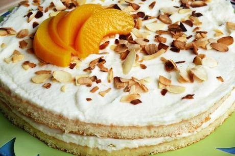 tarta rapida de melocoton