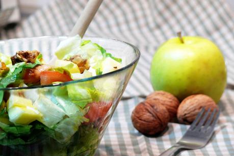 recetas de ensaladas con manzana y nueces