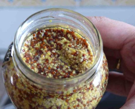 La mostaza en grano o mostaza a la antigua es ideal para preparar salsas y condimentos. Su sabor fuerte y característico aporta diferencia