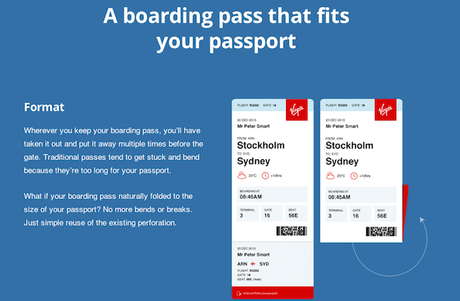 Un nuevo diseño para que sea más fácil manejar la tarjeta de embarque en el aeropuerto.