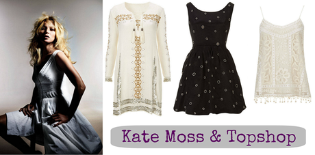 de nuevo, Kate Moss para Topshop